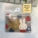 【現貨】日本進口 正版 miffy 米飛兔 米菲兔 2023新品 造型 迴紋針 夾鏈袋｜小鶴日貨-規格圖1