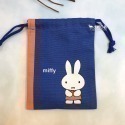 【現貨】日本製 miffy 米飛兔 米飛兔 圖畫書系列 彩色 迷你尺寸 束口袋-規格圖1