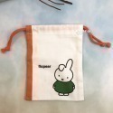 【現貨】日本製 miffy 米飛兔 米飛兔 圖畫書系列 彩色 迷你尺寸 束口袋-規格圖1