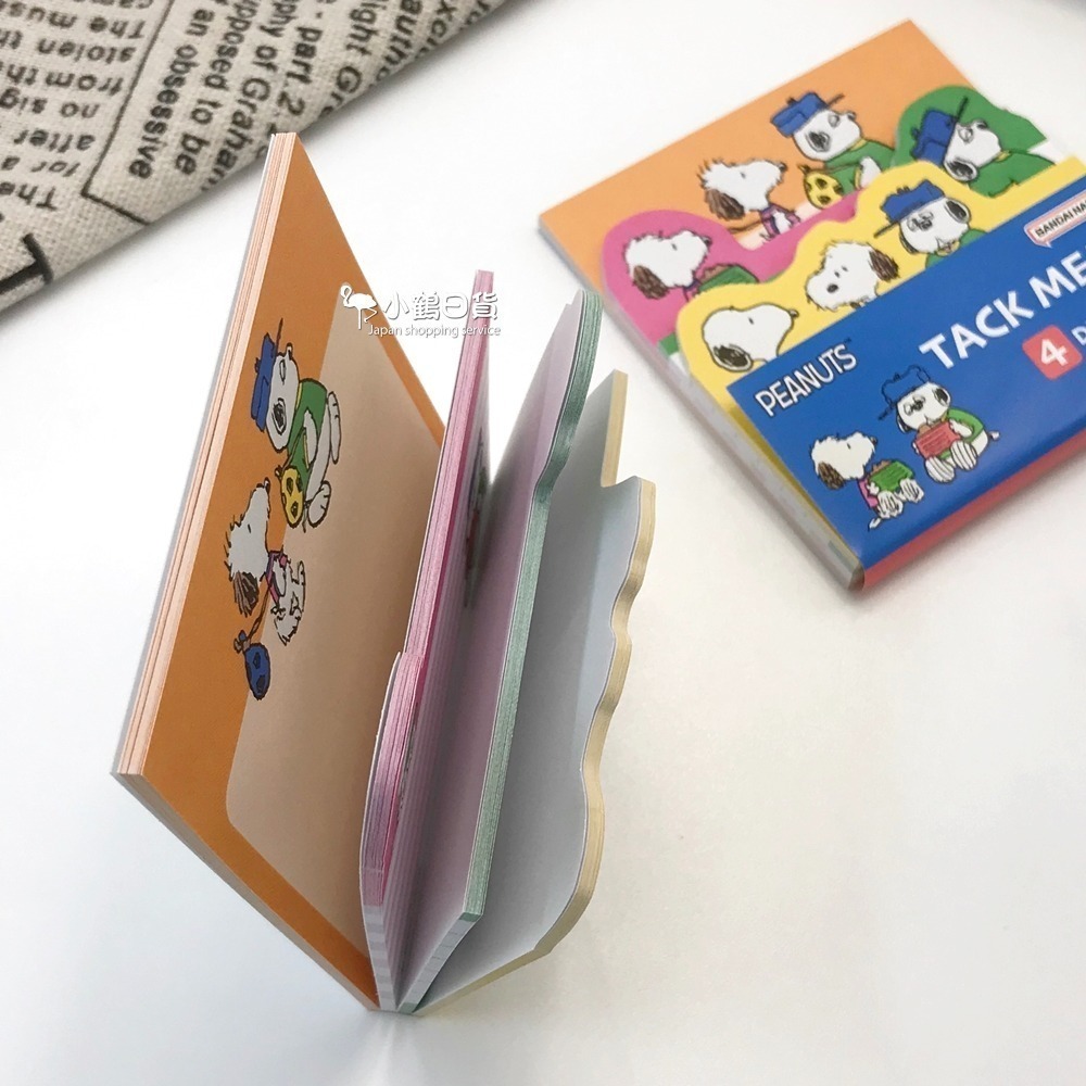 【現貨】日本製 SNOOPY 史努比 PEANUTS WOODSTOCK＆BROTHERS 造型便利貼-細節圖7