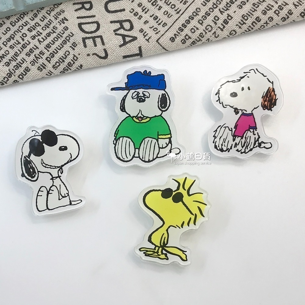 日本製 SNOOPY 史努比 PEANUTS WOODSTOCK＆BROTHERS 造型夾子-細節圖2