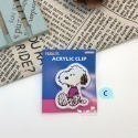 日本製 SNOOPY 史努比 PEANUTS WOODSTOCK＆BROTHERS 造型夾子-規格圖9