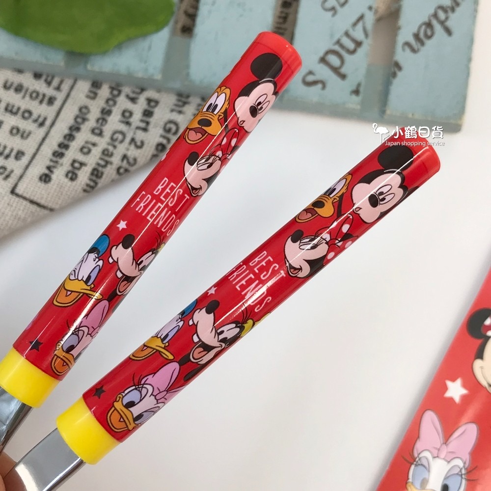 【現貨】日本製 迪士尼系 米奇米妮 攪拌匙 甜點叉子 餐具組｜小鶴日貨-細節圖3