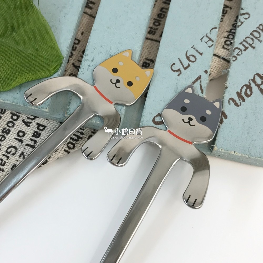 【現貨】日本製 柴犬造型 不鏽鋼 攪拌湯匙｜小鶴日貨-細節圖3