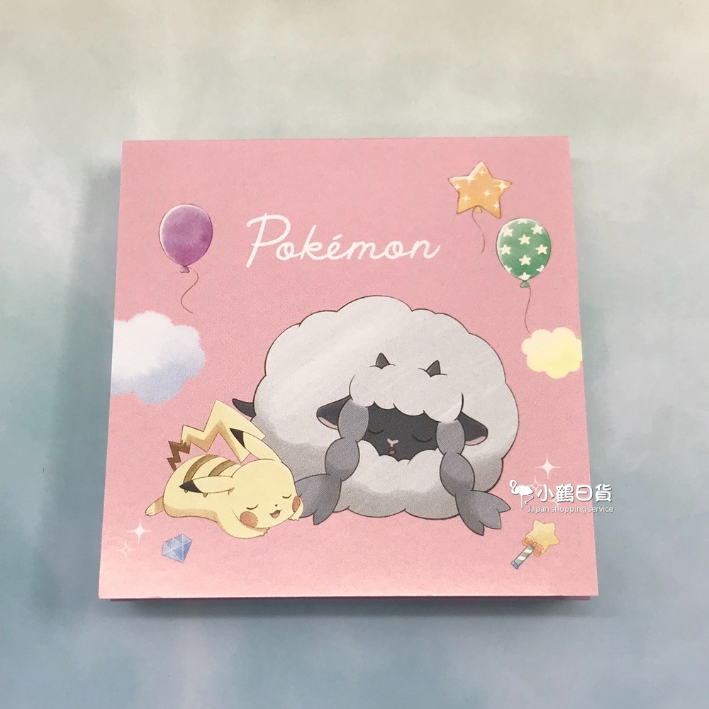 【現貨】日本製 Pokémon 寶可夢 皮卡丘 正方形 彩色 便條紙｜小鶴日貨-細節圖8