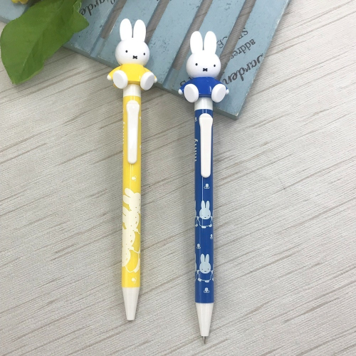 【現貨】日本製 miffy 米飛兔 米菲兔 公仔造型 按壓式 原子筆 0.7mm｜小鶴日貨