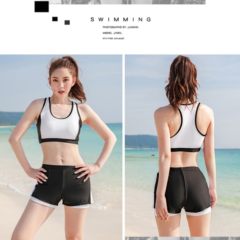 【貝娣泳裝】M062女生泳衣 多件式泳衣 長袖泳衣 防曬泳衣 衝浪衣 浮潛水服 水母衣 泡湯 比基尼 長泳褲 女泳褲-細節圖7