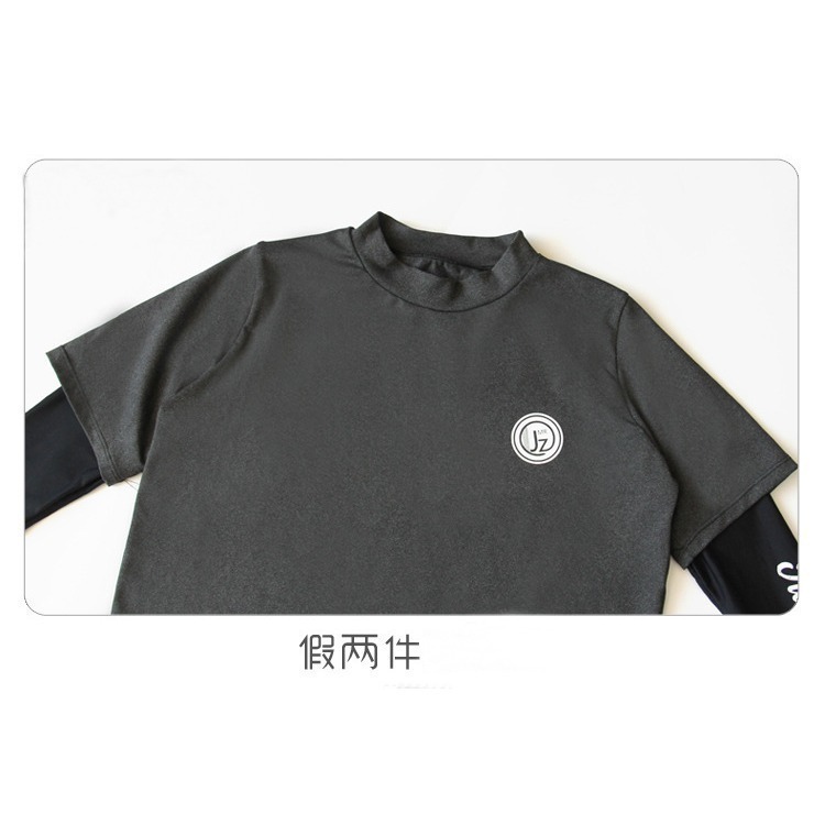 【貝娣泳裝】M098男女泳衣 兒童泳衣 多件式泳衣 寬鬆長袖泳衣 防曬泳衣 衝浪衣 浮潛服 水母衣 親子 情侶款-細節圖8