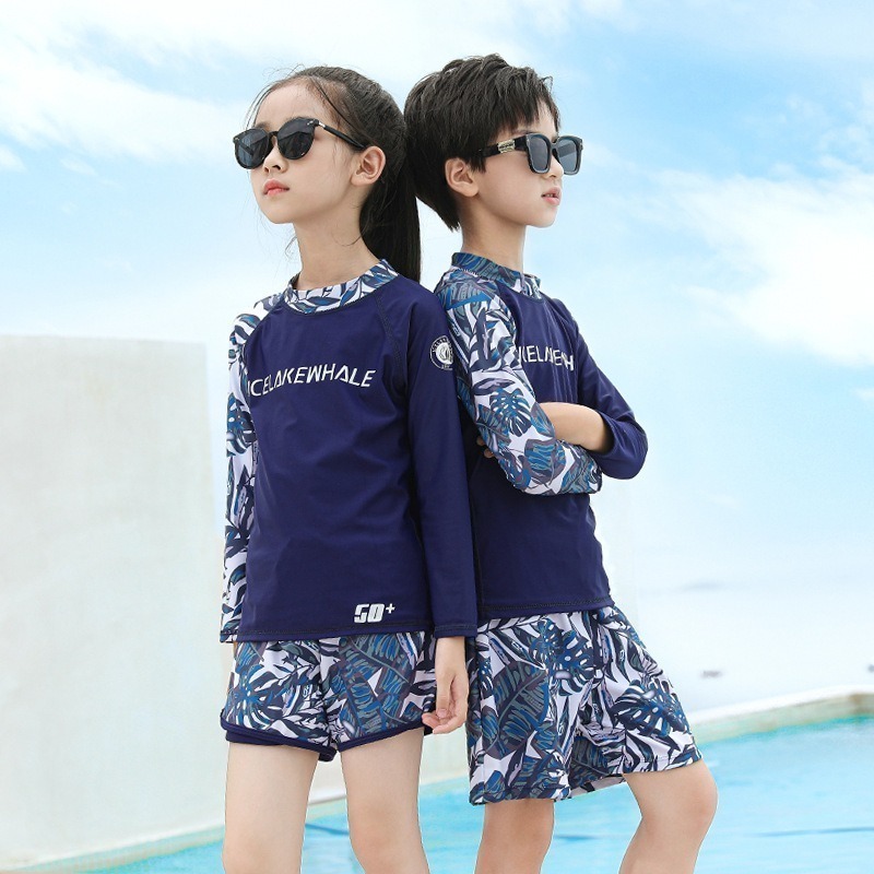 【貝娣泳裝】M010男女泳衣 兒童泳衣 情侶親子 二件式泳衣 長袖泳衣 防曬泳衣 衝浪衣 浮潛水服 水母衣 泡湯-細節圖7