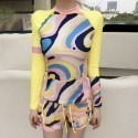 【貝娣泳裝】M012女生泳衣 長袖泳衣 兩件式泳衣 運動泳衣 防曬泳衣 衝浪衣 浮潛水服 水母衣 泡湯泳衣 女泳褲-規格圖7