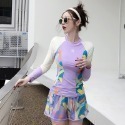 【貝娣泳裝】M012女生泳衣 長袖泳衣 兩件式泳衣 運動泳衣 防曬泳衣 衝浪衣 浮潛水服 水母衣 泡湯泳衣 女泳褲-規格圖7