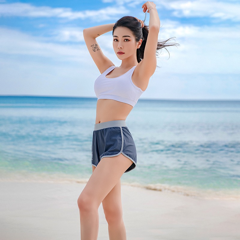 【貝娣泳裝】M141男生泳衣 女生泳衣 情侶款 多件式 長袖長褲防晒泳衣 沙灘衝浪 浮潛 水母衣 加大尺碼 泡湯/現+預-細節圖9