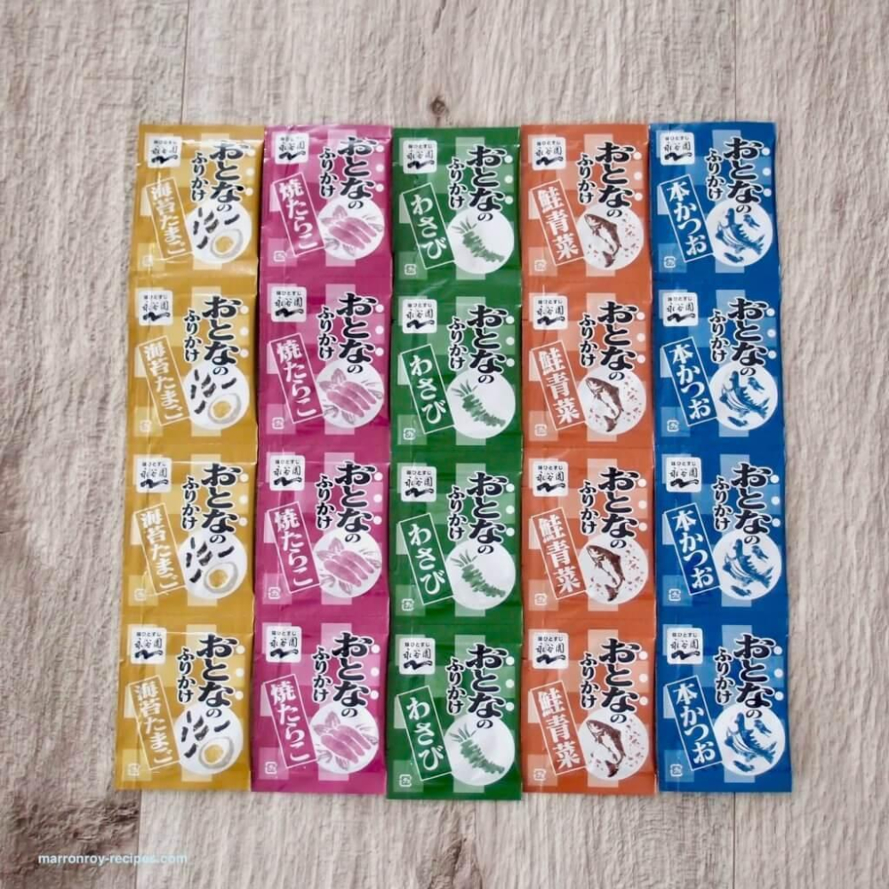 日本 好市多 costco 永谷園 美味飯友 拌飯香鬆100入 拌飯香鬆 芥末 鮭魚 海苔 鰹魚 鱈魚子 炙燒鱈魚子海苔-細節圖2