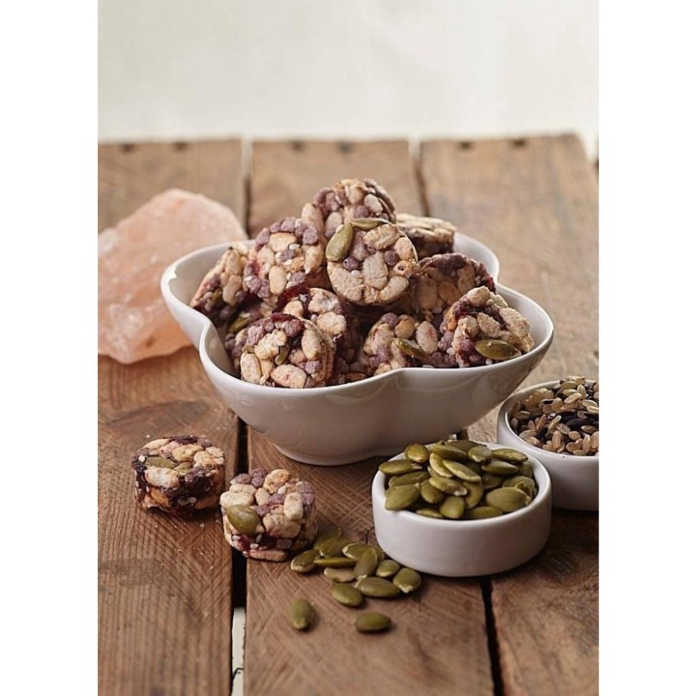 現貨 星宇航空 糙米堅果酥 南瓜子蔓越莓 素食 杏仁海苔 莓菓 粗味 速纖 餅乾 堅果酥 蔓越莓2-細節圖3