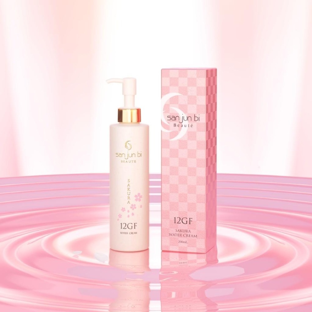 現貨/預購 日本 三潤美 薰衣草金箔出水霜 櫻花金箔出水霜 Water Cream 薰衣草 去角質 凝膠 化妝水 金箔-細節圖4