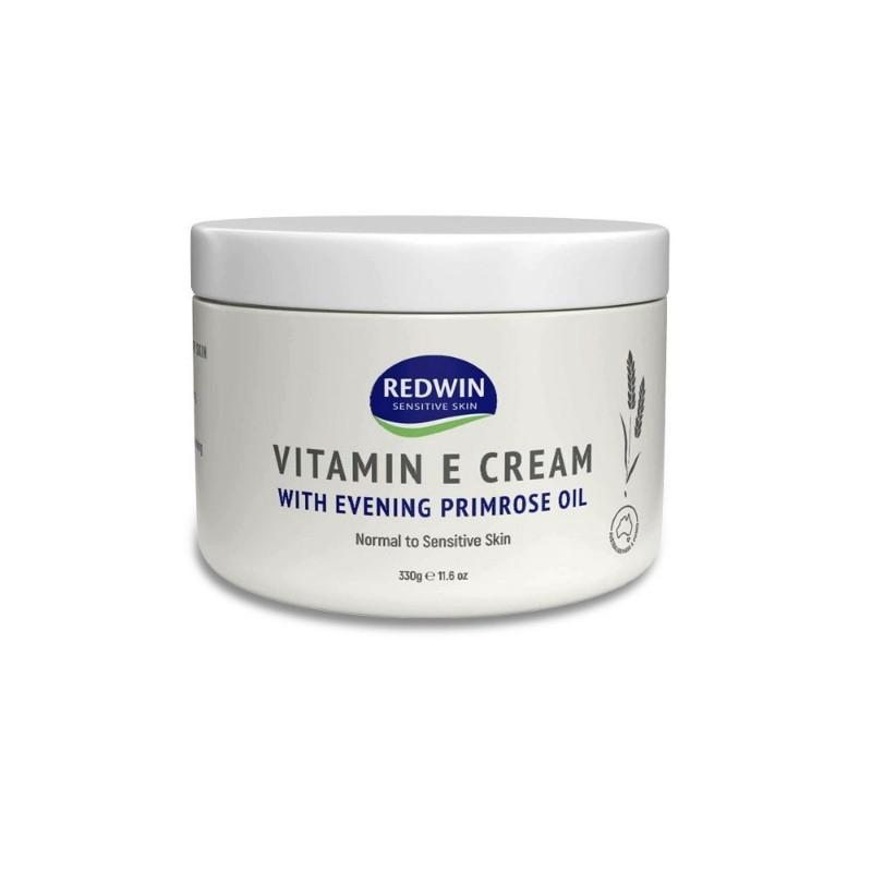 澳洲 REDWIN 他命E月見草油保濕霜 330g 維他命E 月見草油 保濕乳液 澳洲 身體乳霜-細節圖2