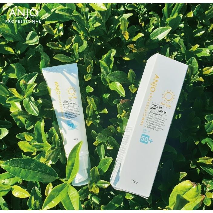 現貨 韓國 ANJO  素顏霜50ml 效期2027 24小時持久 素顏霜  妝前乳 臉部 粉底 24小時持久防曬素顏霜-細節圖2