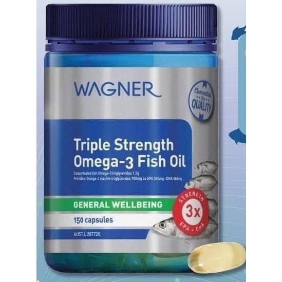 現貨 澳洲 Wagner 瓦格納 三倍魚油 150粒 效期2027/10 華格那 三倍深海魚油 黃金3倍深海魚油-細節圖2