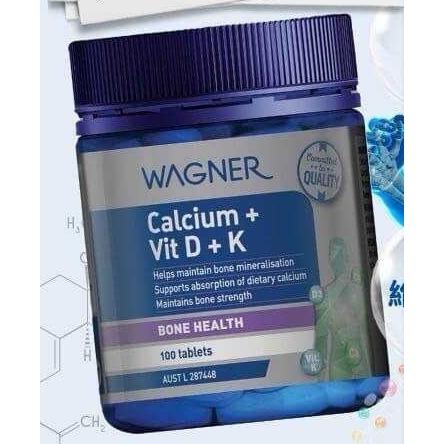 現貨 澳洲 Wagner 鈣+維生素D+K 100顆 鈣 維生素D 維生素K-細節圖3