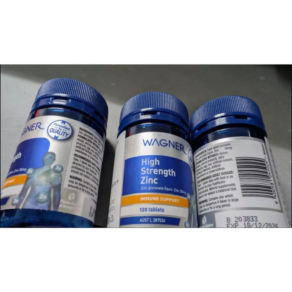 現貨 澳洲 WAGNER 高強度鋅錠 120錠 高強度鋅 華格那-細節圖2