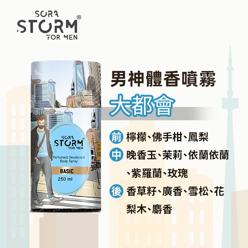 歐洲 LADY STORM 男性 體香噴霧 250ml 效期2026 風暴 噴霧 香氛 體香劑 男士 除臭 香水-細節圖3