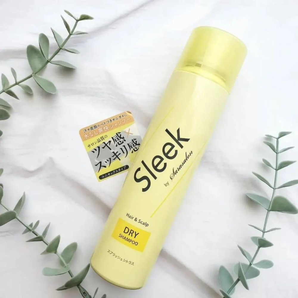 現貨 日本 SLEEK 保養級乾洗髮噴霧 100g 乾洗髮 水解蠶絲蛋白 保養級 Miidel x Sleek-細節圖3