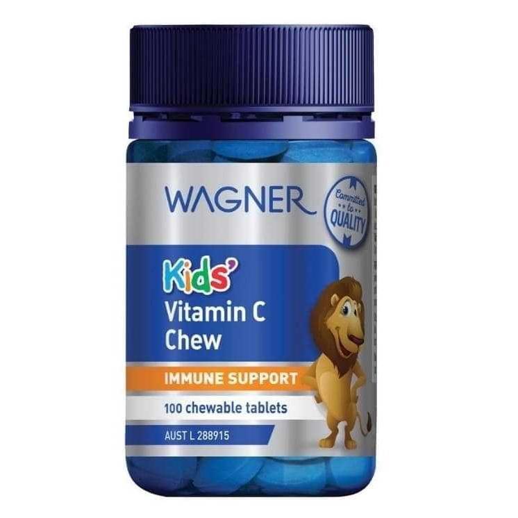 現貨 澳洲 Wagner 兒童鋅咀嚼片 100片 斑馬 維生素C 獅子 複合維生素 鸚鵡 咀嚼片-細節圖3
