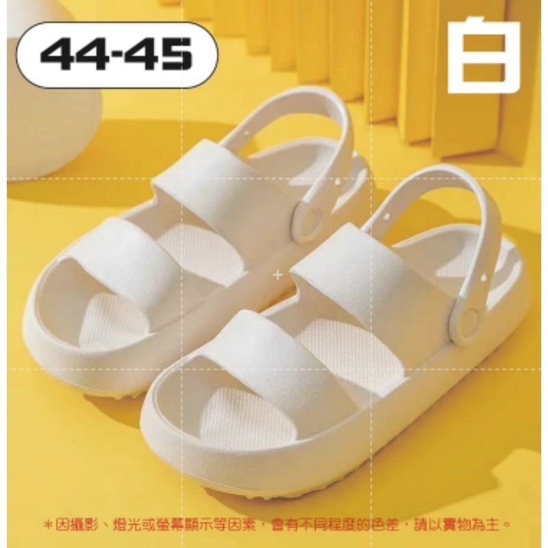 白色44-45 戶外涼鞋