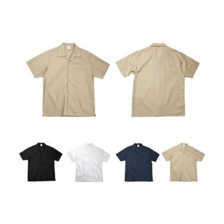 🌟不易起皺🌟古巴領短袖襯衫 United Athle 工作襯衫 古巴領 開襟襯衫 特殊布襯衫 短袖襯衫 古巴襯衫-細節圖7