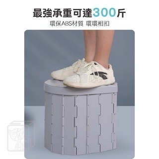 🔥加大版🔥帶蓋摺疊馬桶 摺疊馬桶 車載馬桶 摺疊露營馬桶 移動馬桶 行動馬桶 坐便器 應急廁所 攜帶式折疊馬桶-細節圖6