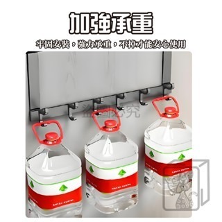 🔥加強承重🔥太空鋁門後掛鉤 門後掛勾 門後收納架置物架 臥室門上掛鉤 免打孔掛勾 掛衣架 包架 衣帽鉤 掛衣鉤-細節圖4