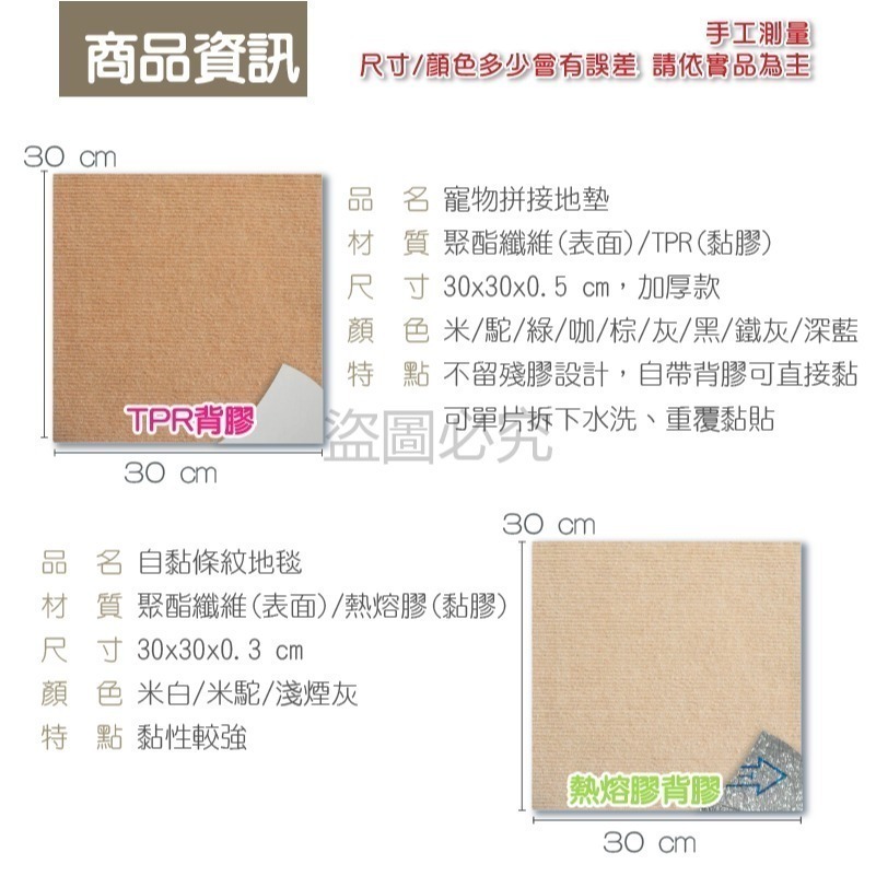 🔥超低價🔥SGS檢驗 寵物地墊  加厚地墊 寵物防滑地墊 免膠地墊 可裁剪地墊 日式止滑墊 無黏膠地墊 拼接地墊-細節圖2