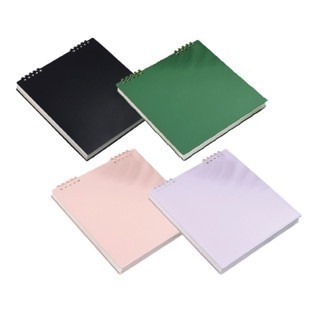 🔥INS熱款🔥方形活頁本 活頁筆記本 空白筆記本 方格筆記本 復古方形活頁本 方格英語單詞記憶本 手帳本 日記本-細節圖7