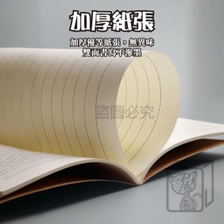 🔥72頁🔥牛皮紙筆記本 橫線/格子/空白 記事本 A5/A4/B5 日記本 橫線筆記本 文具 辦公 手帳 本子-細節圖2