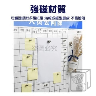 🔥吸附牢固🔥強磁圖釘 金屬磁吸圖釘 磁吸掛鈎 白板磁鐵 強力磁鐵 吸鐵 冰箱磁鐵 圓形磁鐵 磁扣 磁鐵掛鉤 磁鐵圖釘-細節圖4