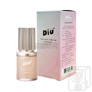 🔥台灣發貨🔥臉部保養系列 丟丟妹Diu+ 藍銅保濕養膚水智慧型閃耀養膚粉底 璀璨藍銅彈潤精華液 精華液 粉底 養膚水-細節圖2