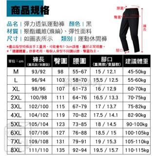 🔥獨家大尺碼🔥高彈力🔥透氣運動褲 素面長褲 運動長褲 直筒褲 慢跑褲 大尺碼褲 直筒褲 健身褲 涼感運動褲 工作褲-細節圖8