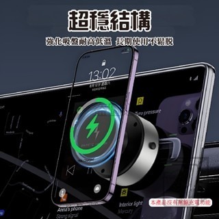 🔥強力磁吸🔥真空吸附手機支架 萬能吸附支架 吸盤手機架 智能真空支架 真空手機架 磁吸手機架 車用手機架 儀表手機架-細節圖3