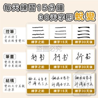 🔥台灣發貨🔥行書練字訓練本 速成練字帖 專項練字帖 行書 控筆訓練字帖 練字帖 李六軍繁體練習冊 兒童練字 筆控-細節圖8