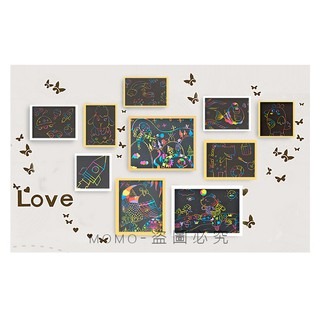 🎉現貨🎉兒童炫彩刮畫 自由創作手作塗鴉 圖案導引 開發創意力 手工創意DIY勞作 兒童美勞 裝飾畫板 兒童益智繪畫-細節圖2