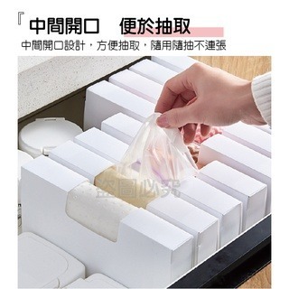 🔥批發價零售賣 限量100組🔥保鮮袋收納盒 塑膠袋收納盒垃圾袋收納盒 廚房收納盒 抽取收納盒收納袋整理盒 廚房收納盒-細節圖3