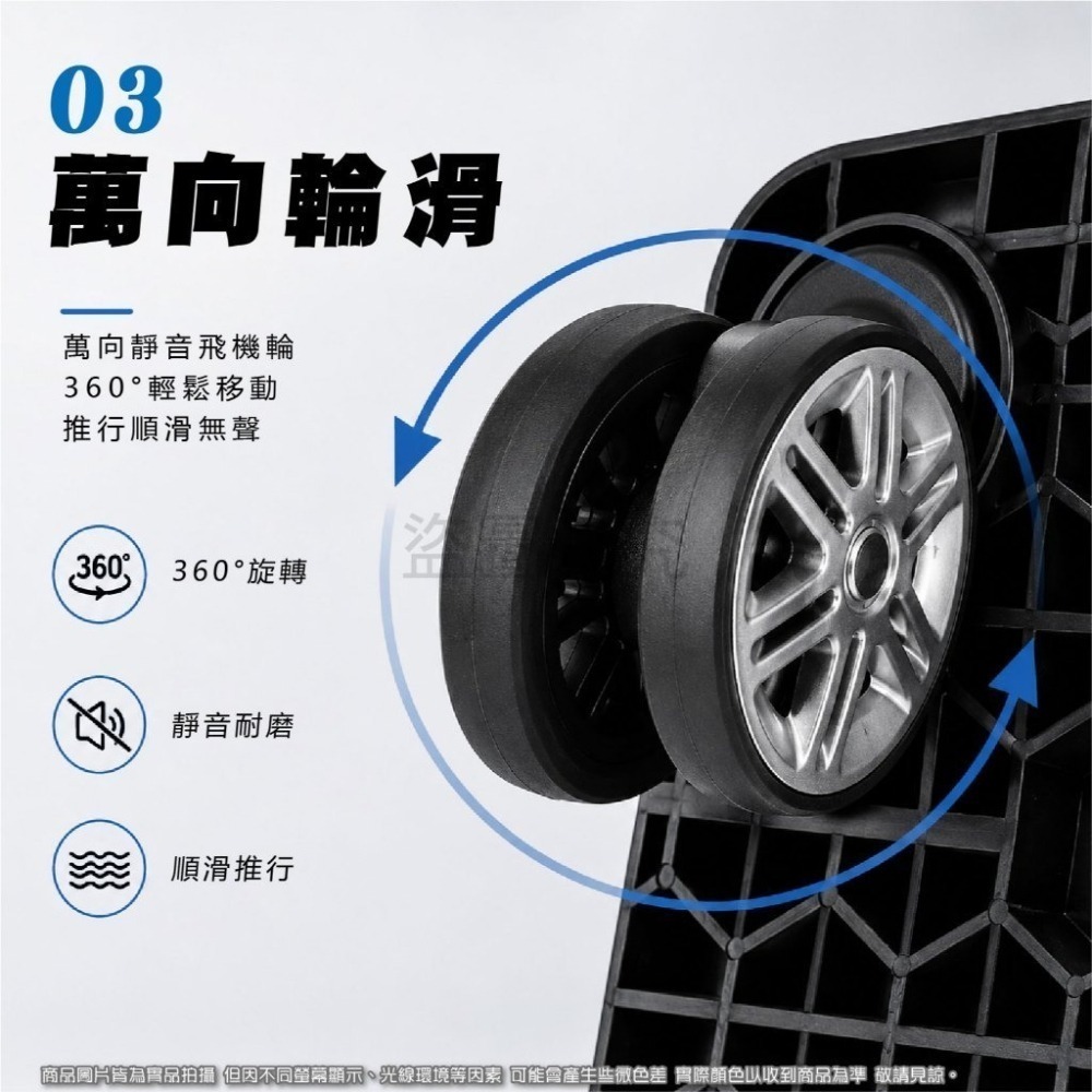 🔥強悍承重🔥可拆輪摺疊手推車 靜音輪 折疊推車 省力小推車 搬運推車  買菜推車 摺疊購物車 行李推車 買菜車-細節圖6