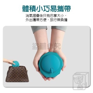 🔥按壓充氣🔥U型充氣頸枕 頸枕 枕頭 旅行枕 午睡枕 充氣頸枕摺疊充氣枕 頸枕 飛機枕 充氣枕 按壓充氣枕 携帶方便-細節圖5