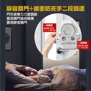 🔥台灣發貨🔥液壓緩衝門弓器 定位自動關門器 反裝支臂 自動關門器 閉門器 液壓門弓器 門緩衝 關門緩衝器 門弓器-細節圖2