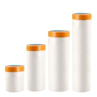 🔥加長20M🔥無痕防塵罩 防塵膜 家具防塵膜 擋灰塵套 防灰塵 防塵布 無痕貼 PE膜 防塵罩 養生膠帶 吃飯防髒污-細節圖5