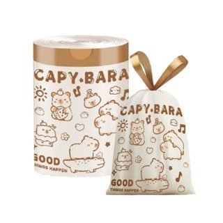 🔥加厚升級🔥卡皮巴拉垃圾袋 水豚垃圾袋 抽繩垃圾袋 100入 束口垃圾袋 加厚垃圾袋 環保垃圾袋 手提垃圾袋-細節圖5