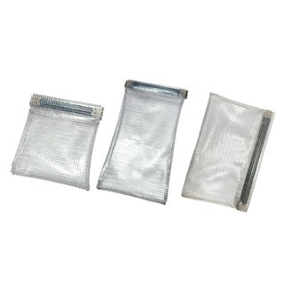 🔥收納多樣化🔥透明網格收納包 彈片收納包 小物收納 整理收納袋 錢包 護照袋 線材整理 透明袋 彈片包 整理包-細節圖3