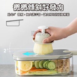 🔥六合一🔥不鏽鋼切絲器 多功能切絲器 切菜神器 刨絲器 切菜機 削皮刀 切菜器 304不鏽鋼 切絲器 切片器 刨絲刀-細節圖5