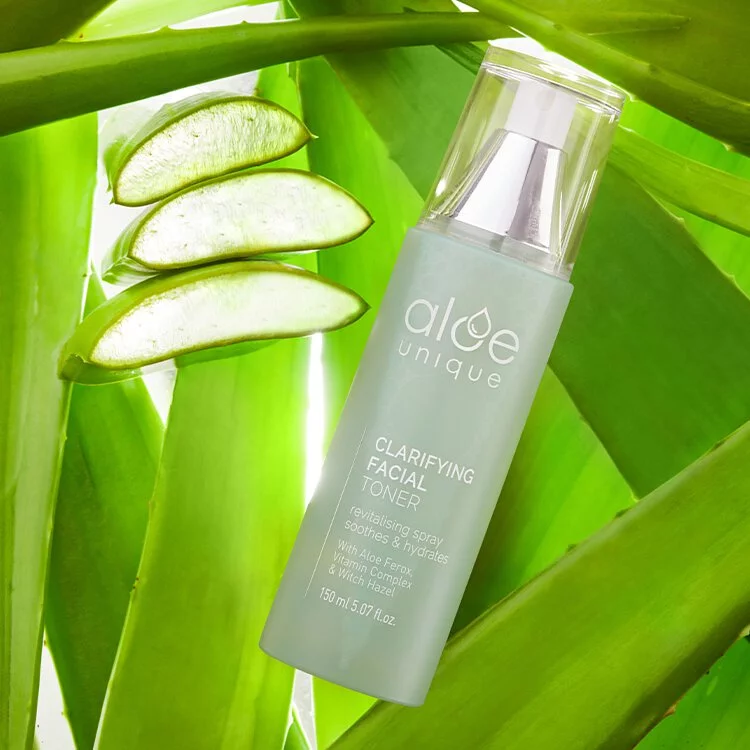 aloe unique 優尼客 清新化妝水 150ml 保濕-細節圖2
