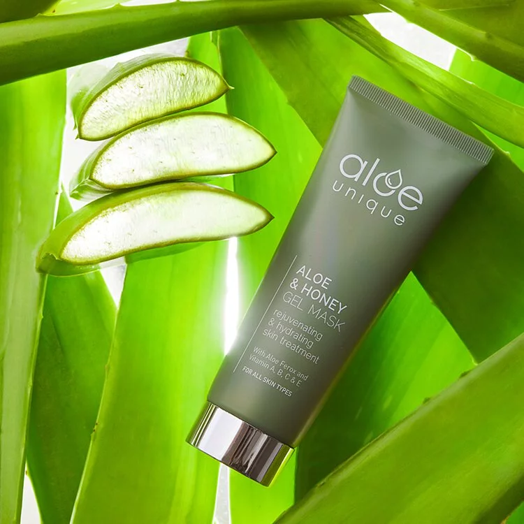 aloe unique 優尼客 蜂蜜凝膠面膜 75ml 蘆薈 保濕-細節圖2